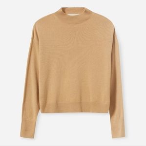 Everlane The Cashmere Crop Mockneck xxs but oversized